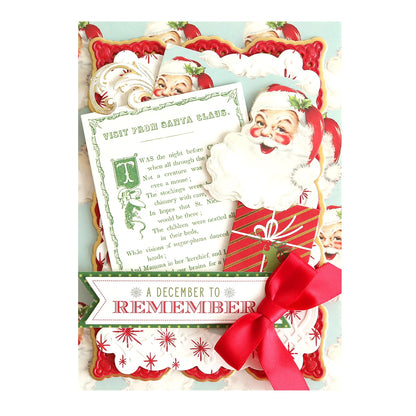 a Christmas Kitsch Papercrafting Collection with a Santa Claus on it.