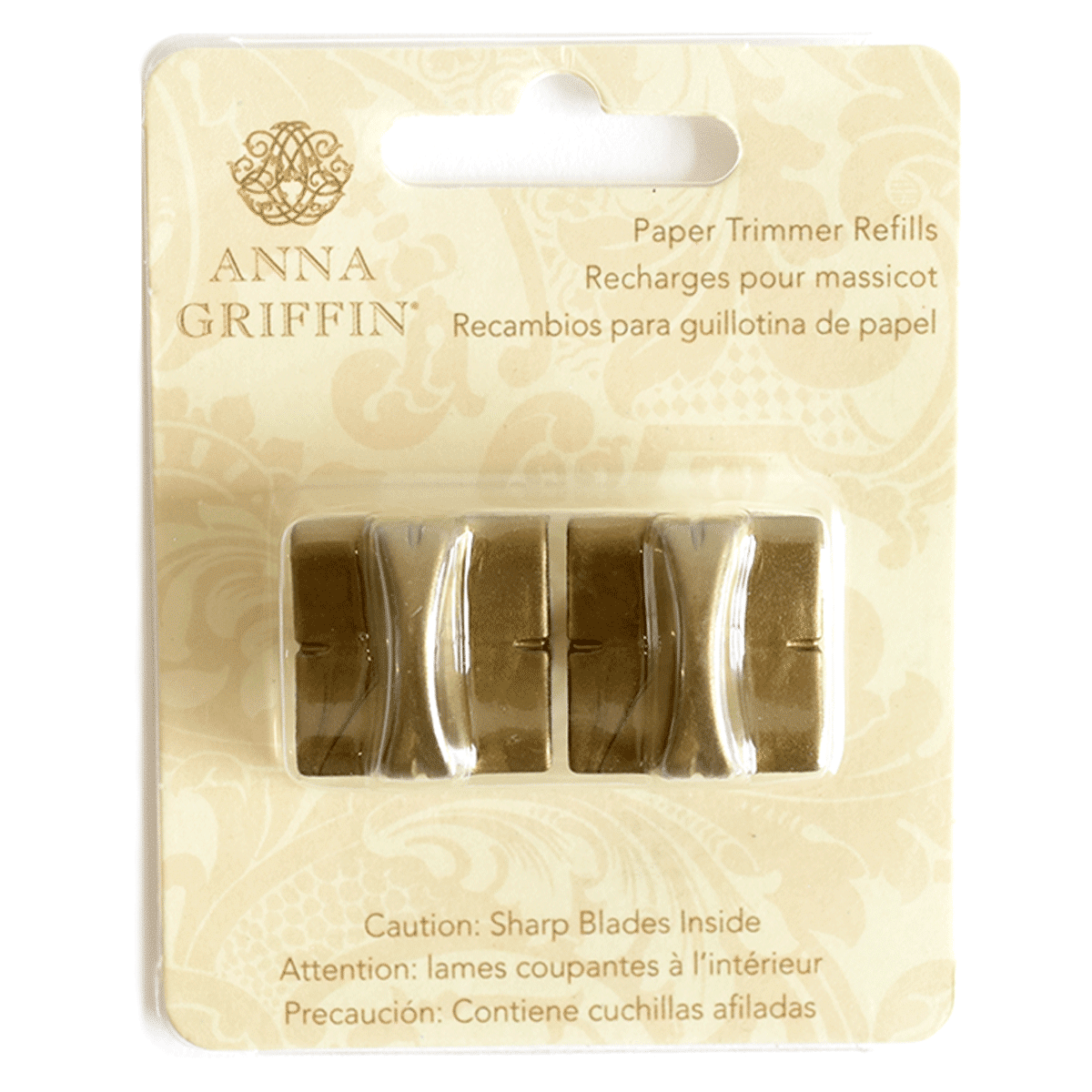 a pack of three brown paper trimmer rolls.