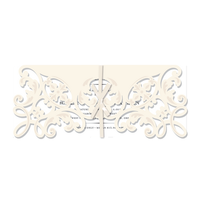 a paper cutout of a floral design.
