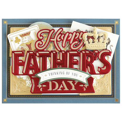 A father's day card with the words happy father's day, created using the Dad Graphic Dies.