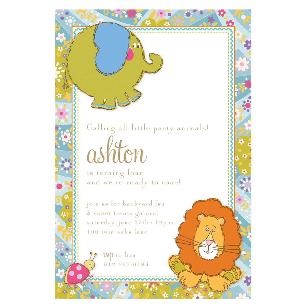 Party Animals Invitation – Anna Griffin Inc.