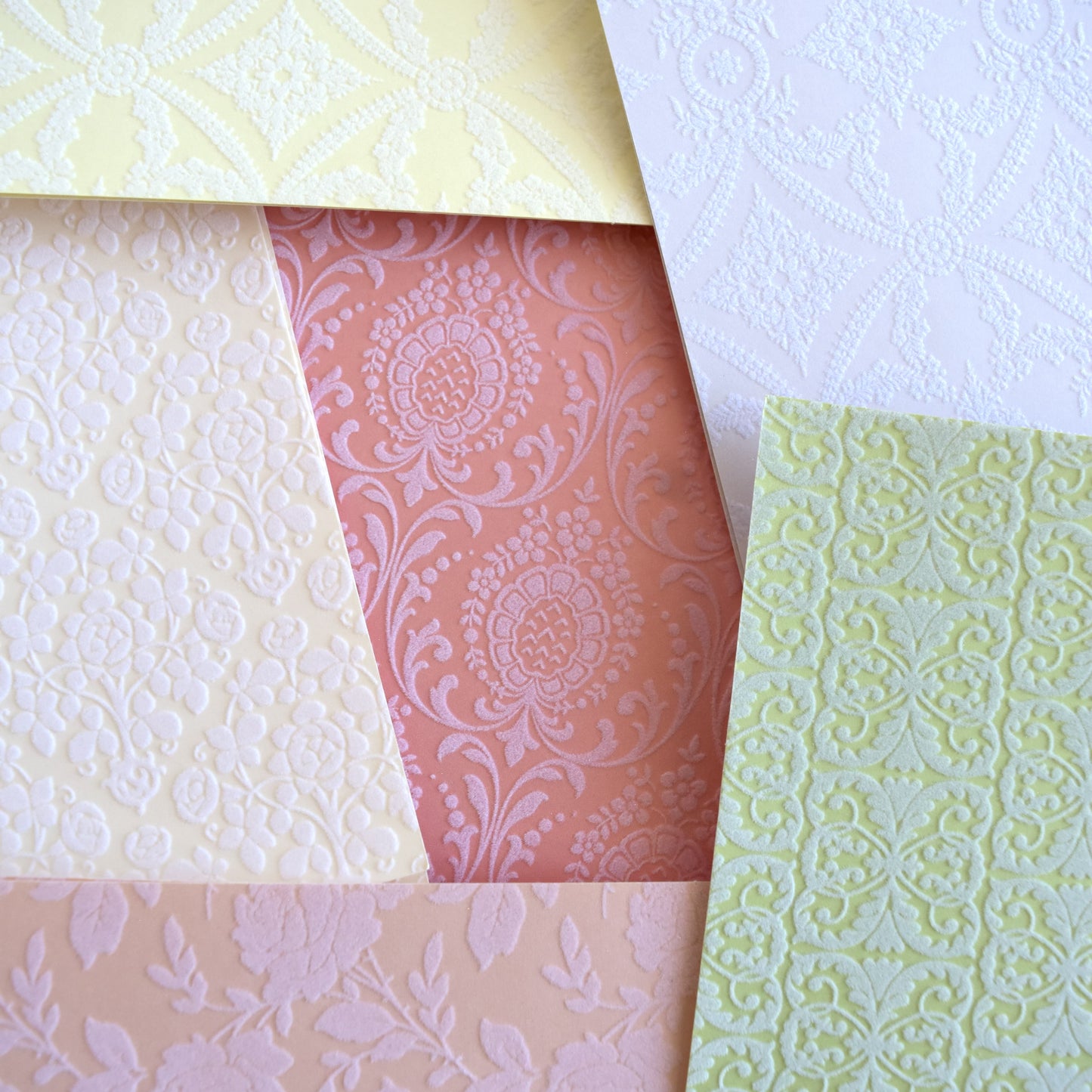 a variety of wallpapers with different patterns.