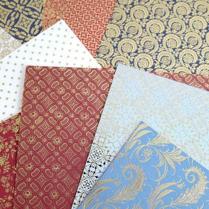 a close up of many different colored papers.