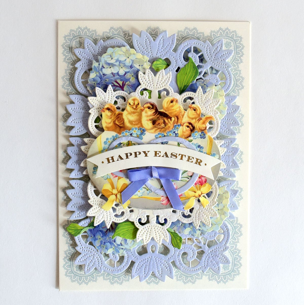 a card with a picture of ducks on it.