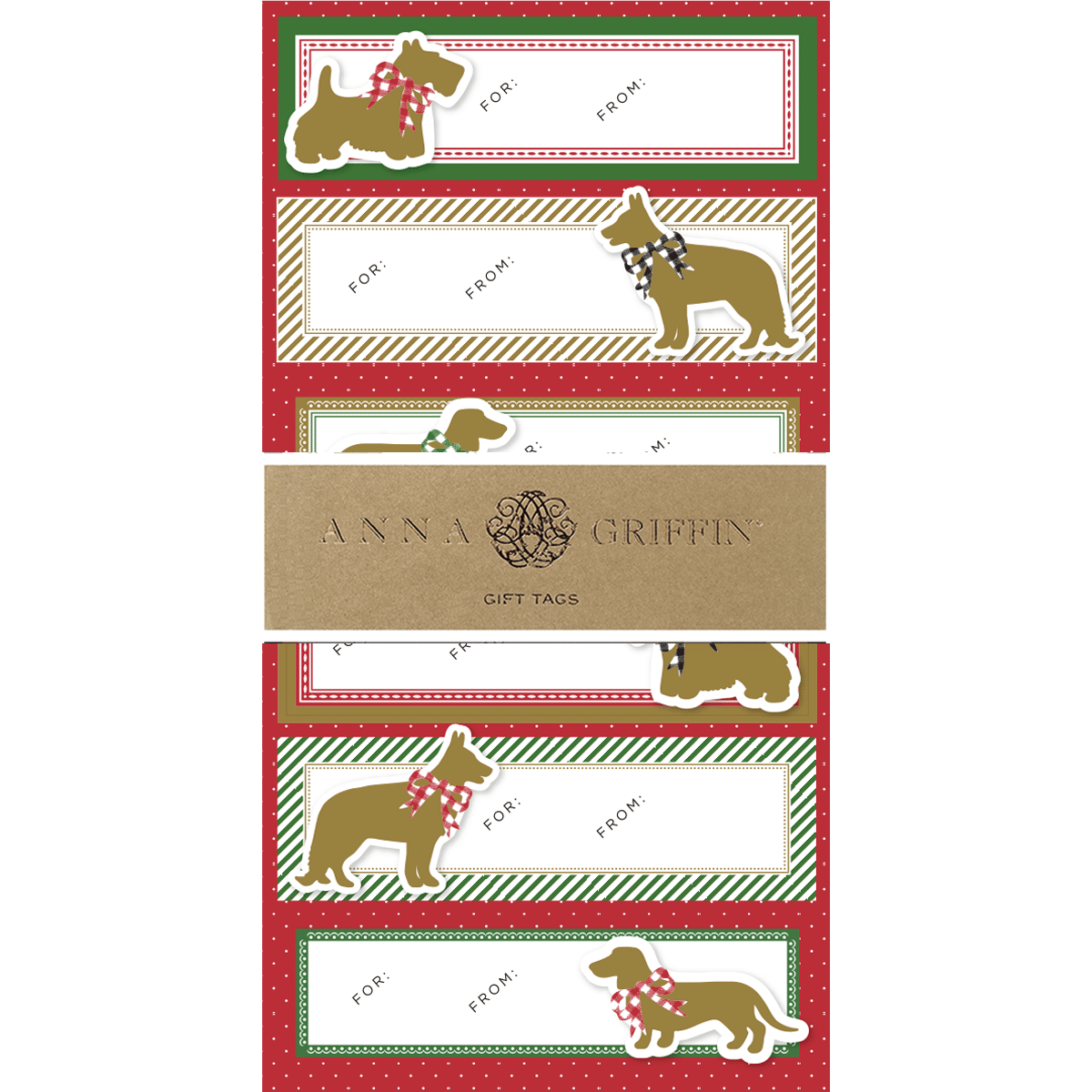 Dog 2024 gift tags