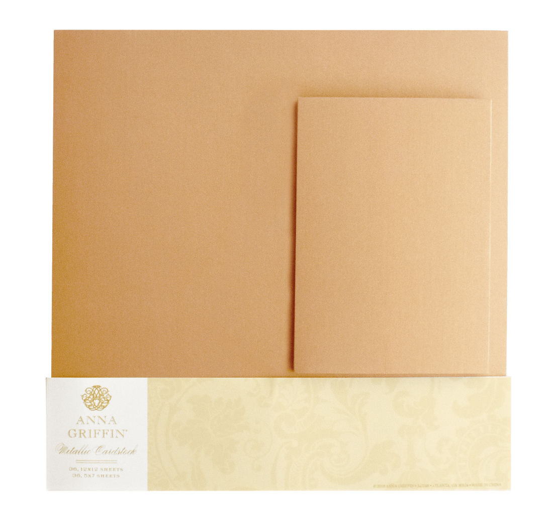 Metallic Gold Cardstock Buy a Bundle of Gold Cardstock Anna Griffin