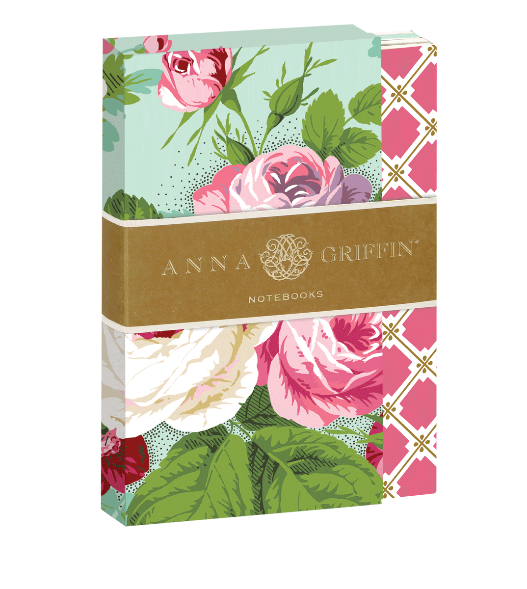 a notebook with a bunch of flowers on it.