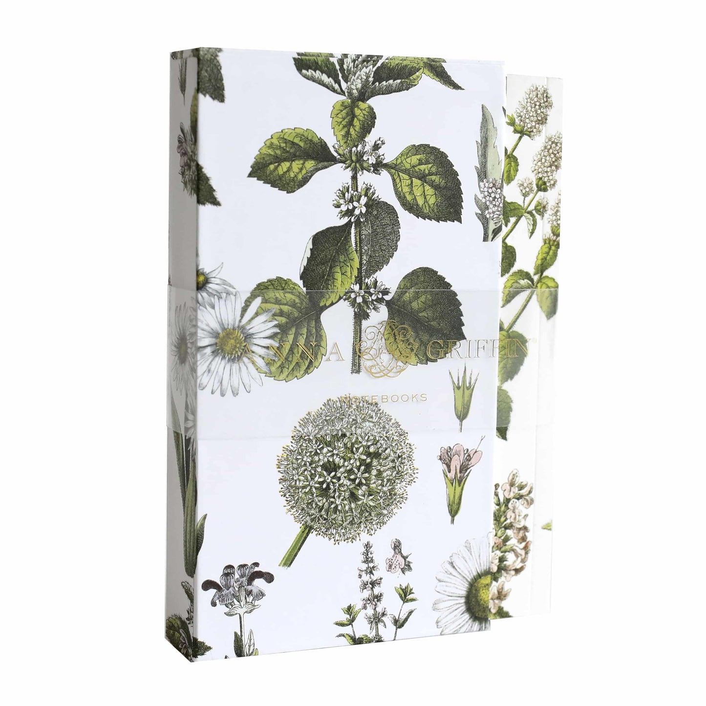a book with a bunch of flowers on it.