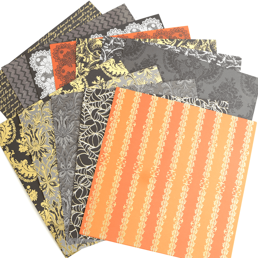 Halloween Double Sided Foil Cardstock Anna Griffin Inc.