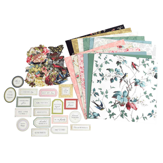 a bunch of papers that are on a table.