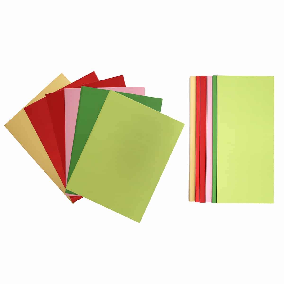 A set of Christmas Wishes Luxury Matte Foil paper sheets on a white background.