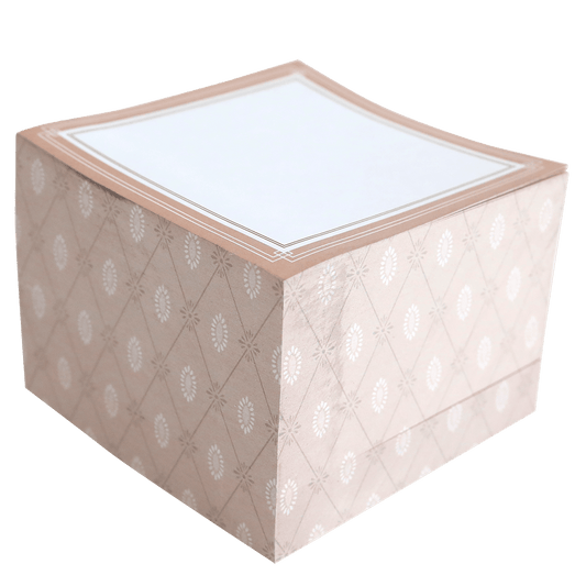 a white box with a pattern on it.