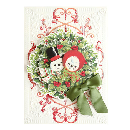 a christmas card with a Snow People Sticker Bundle.