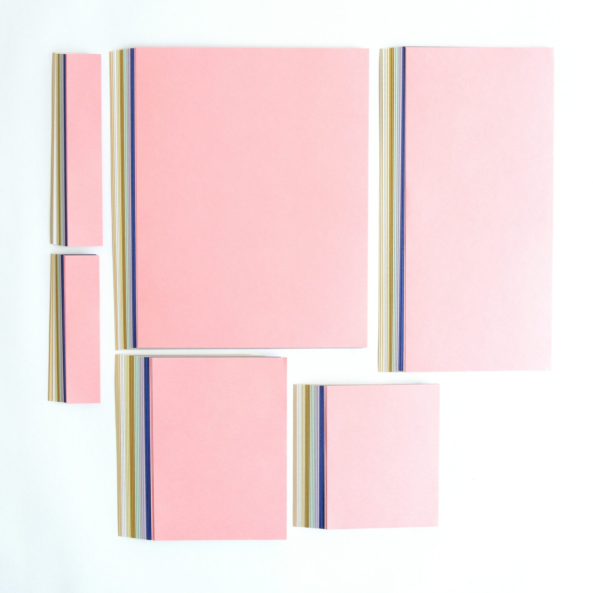 Anna Griffin 72-Piece Metallic Cardstock Bundle - Pink