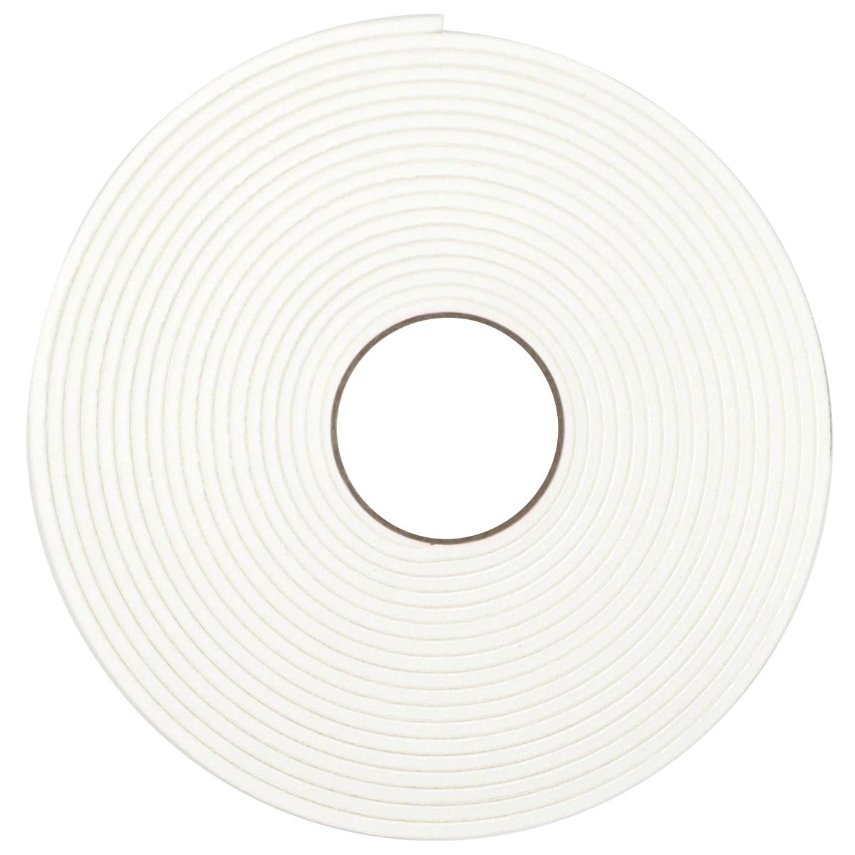 a white adhesive tape on a white background.
